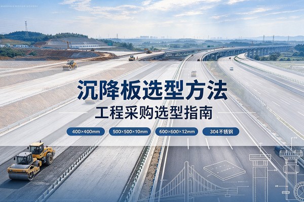 长子沉降板选择方法
