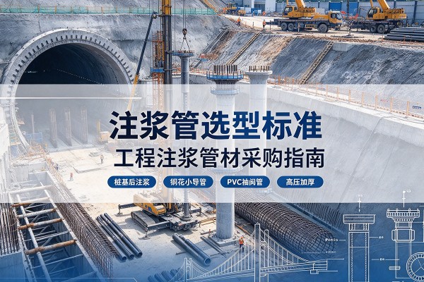 长子注浆管选型标准